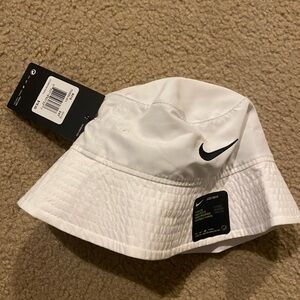 Nike Kids White Bucket Hat